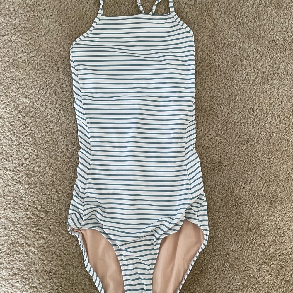 Striped Weekender One Piece Swimsuit from Albion Fit